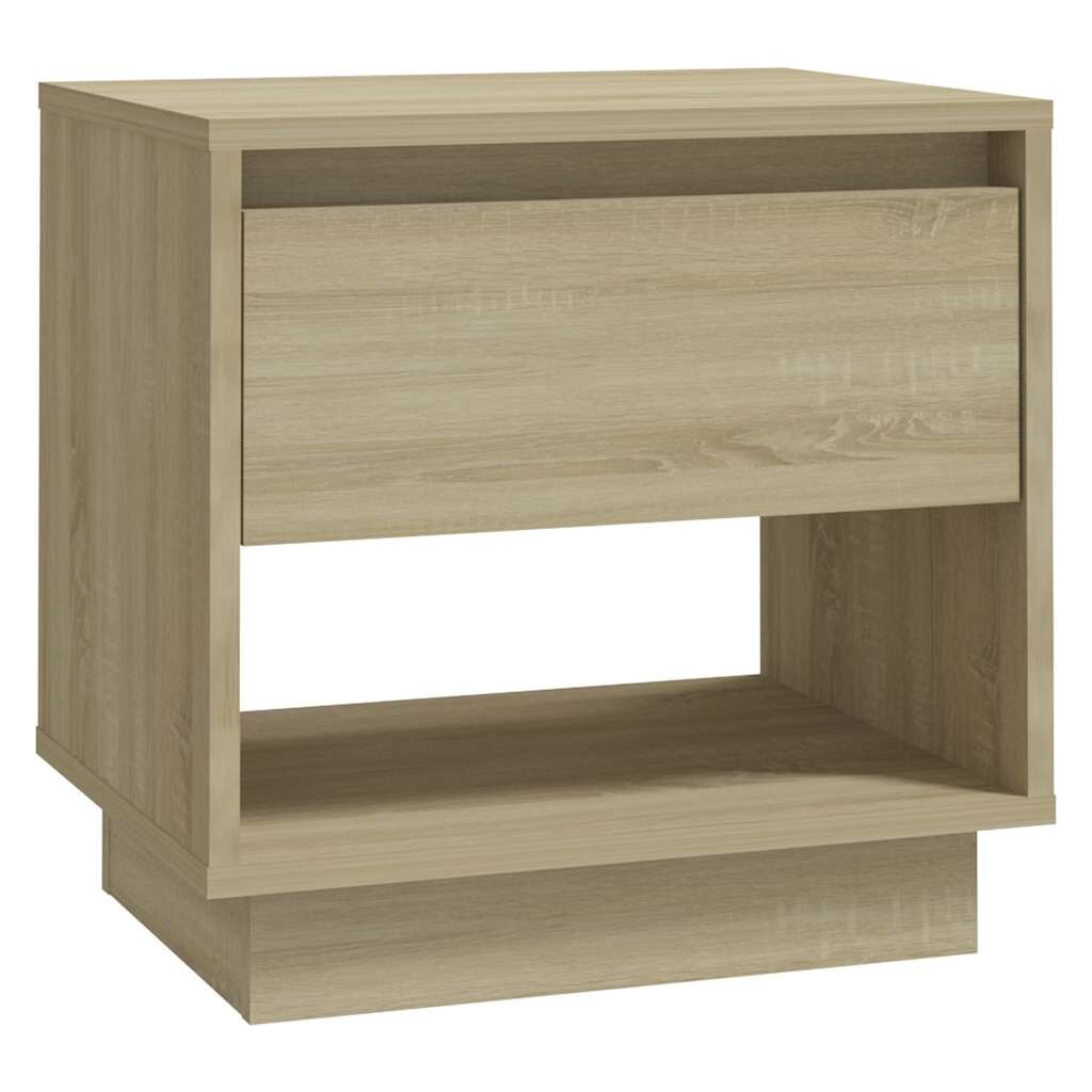 vidaXL Noční stolek dub sonoma 45 x 34 x 44 cm dřevotříska