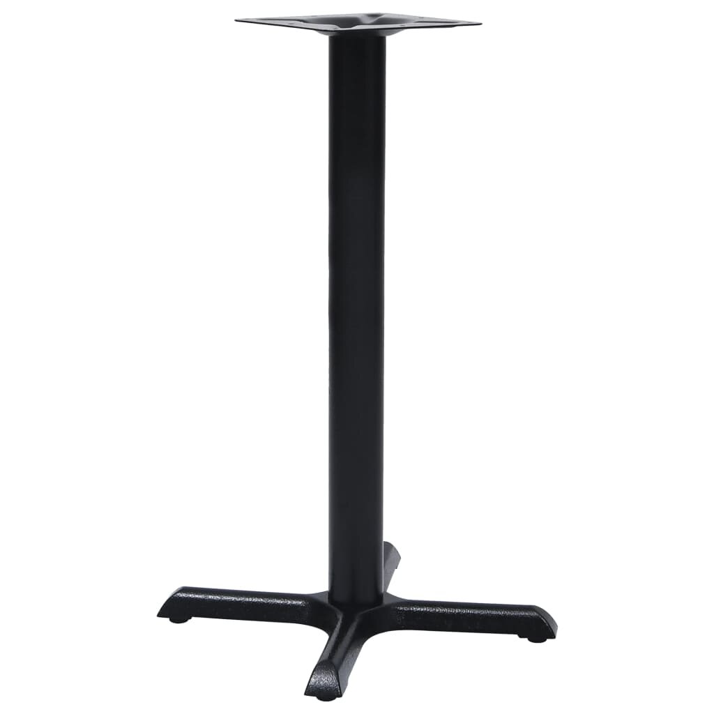 vidaXL Noha bistro stolu černá 56 x 56 x 72 cm litinová