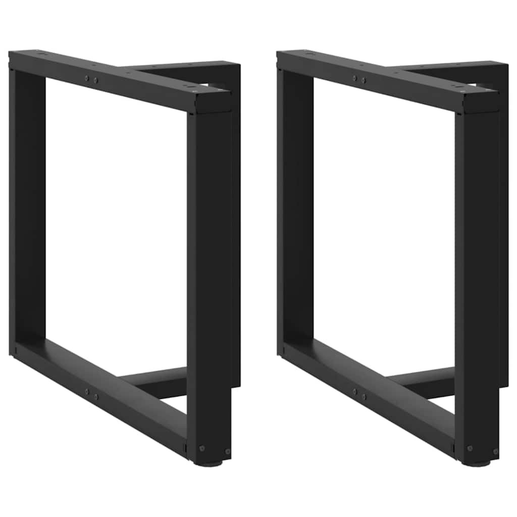vidaXL Nohy k jídelnímu stolu ve tvaru T 2 ks černé 100 x 35 x (72-73) cm ocel