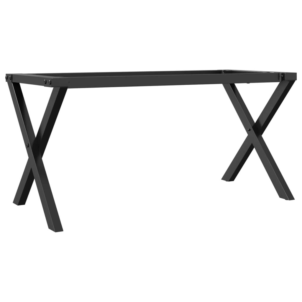 vidaXL Nohy ke konferenčnímu stolu X rám 90 x 30 x 43 cm ocel