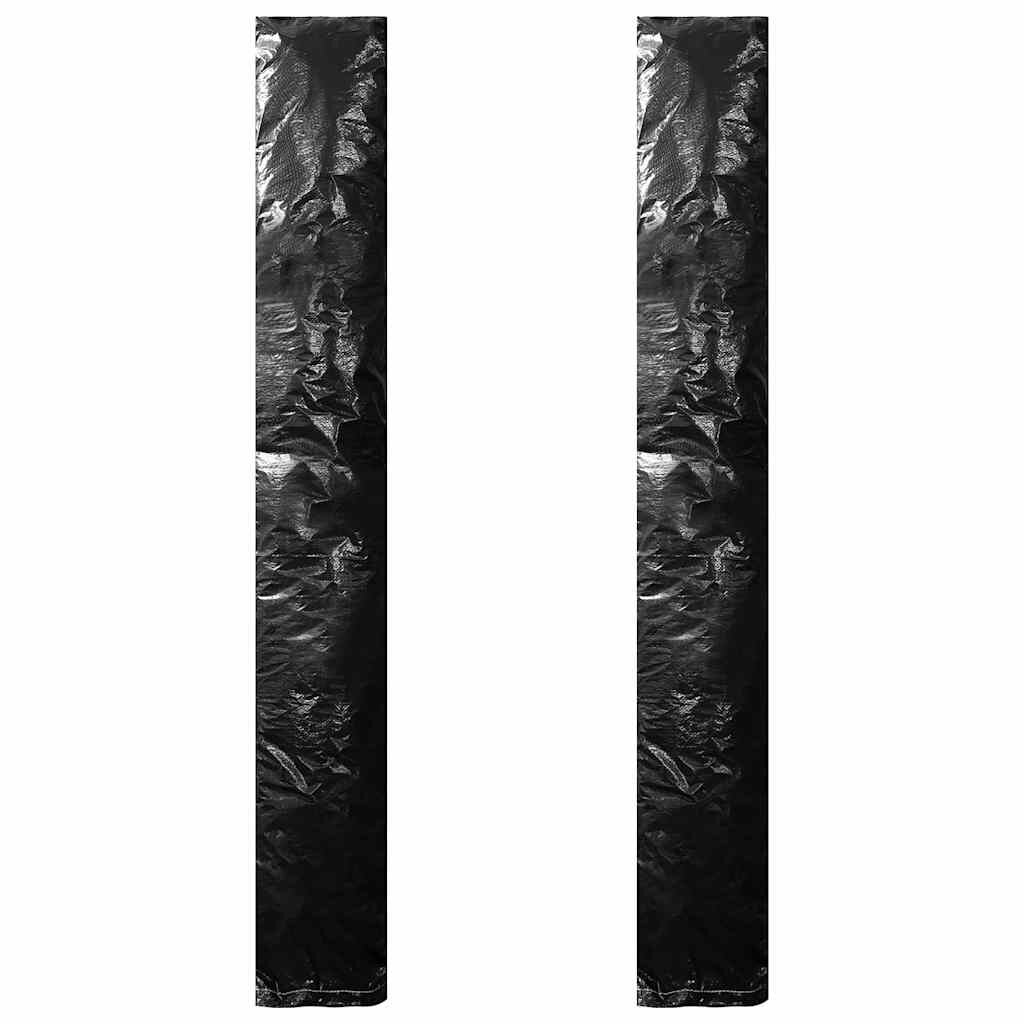vidaXL Obaly na slunečník 2 ks se zipem PE 175 cm