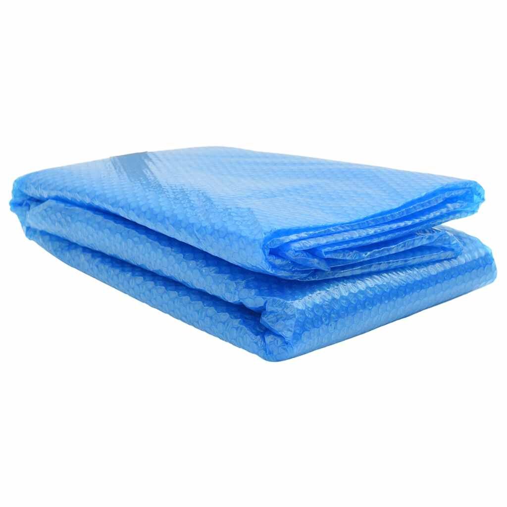vidaXL Obdélníkový kryt na bazén 732 x 366 cm modrá PE
