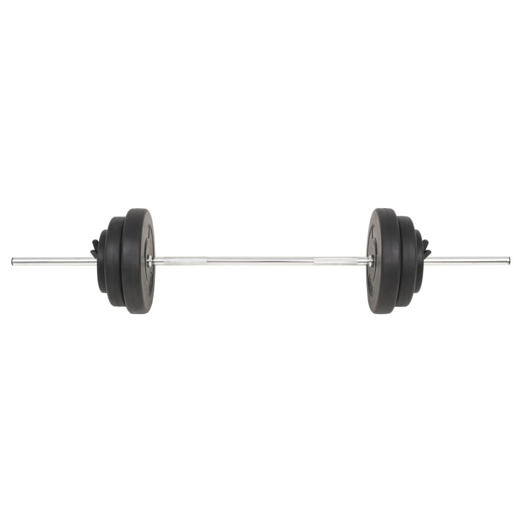 vidaXL Obouruční činka se závažím 60 kg