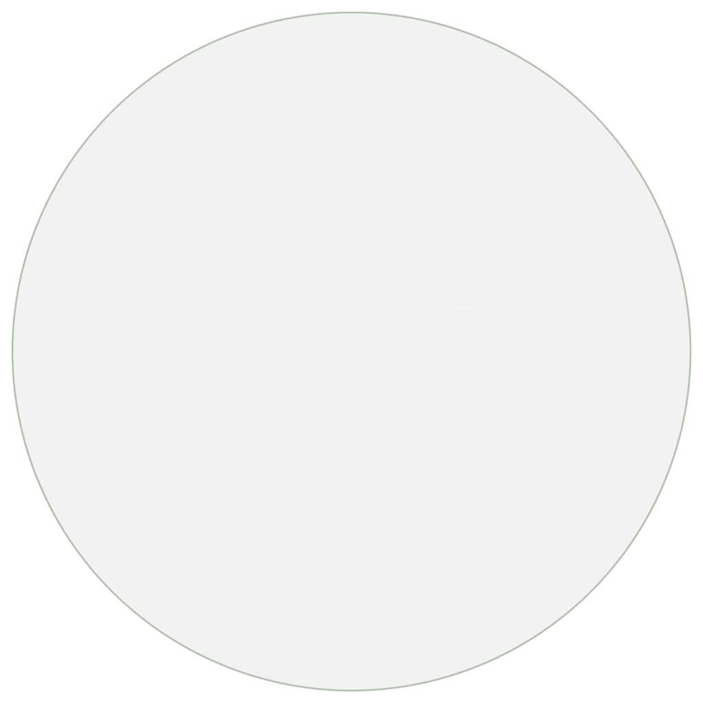 vidaXL Ochranná fólie na stůl matná Ø 110 cm 16 mm PVC