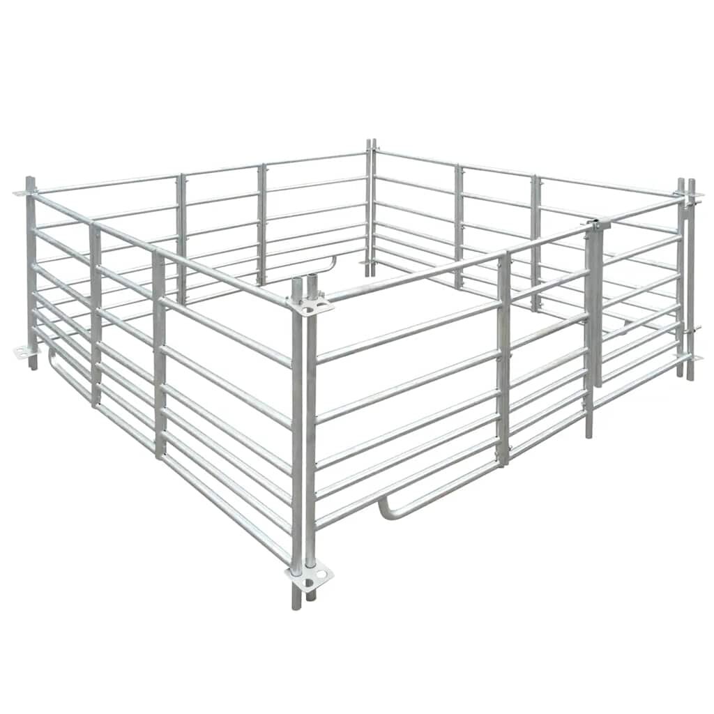 vidaXL Ohrada pro ovce 183 x 183 x 92 cm 4 panely z pozinkované oceli