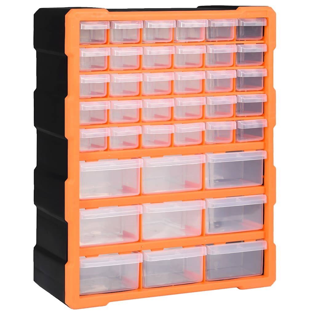 vidaXL Organizér s 39 zásuvkami 38 x 16 x 47 cm