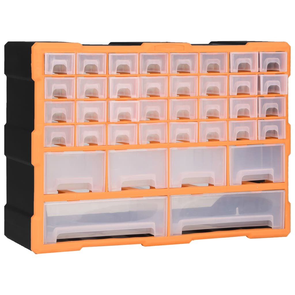 vidaXL Organizér se 38 zásuvkami 52 x 16 x 375 cm