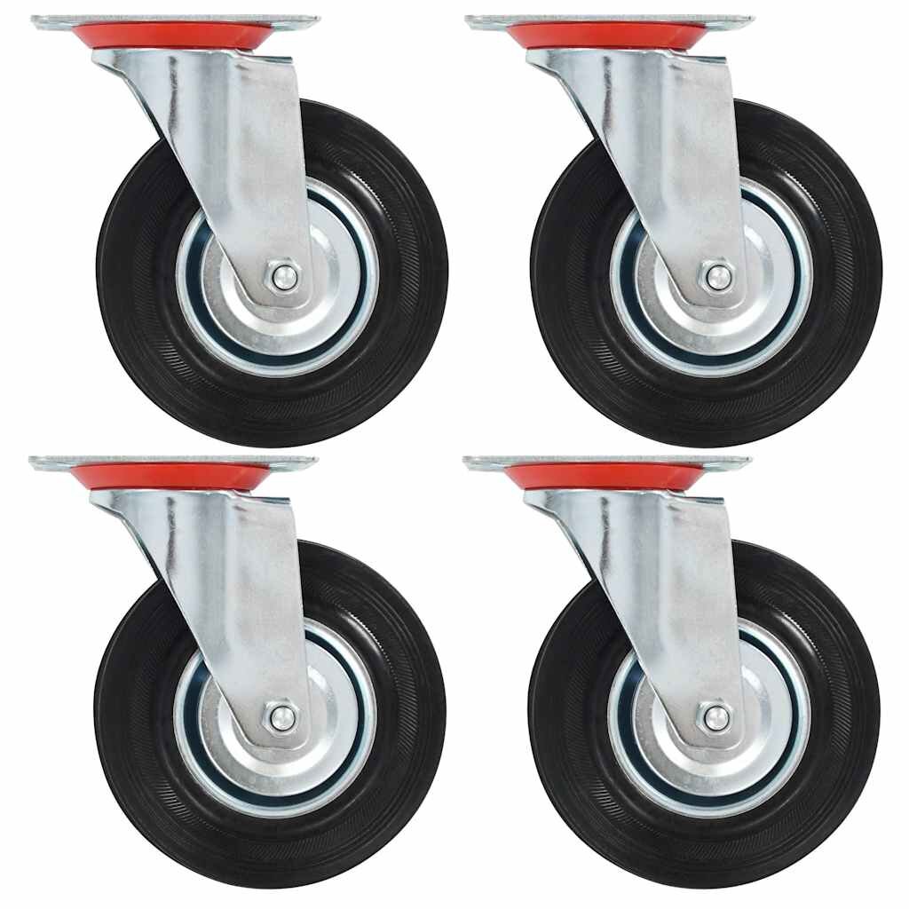 vidaXL Otočná kolečka 4 ks 125 mm