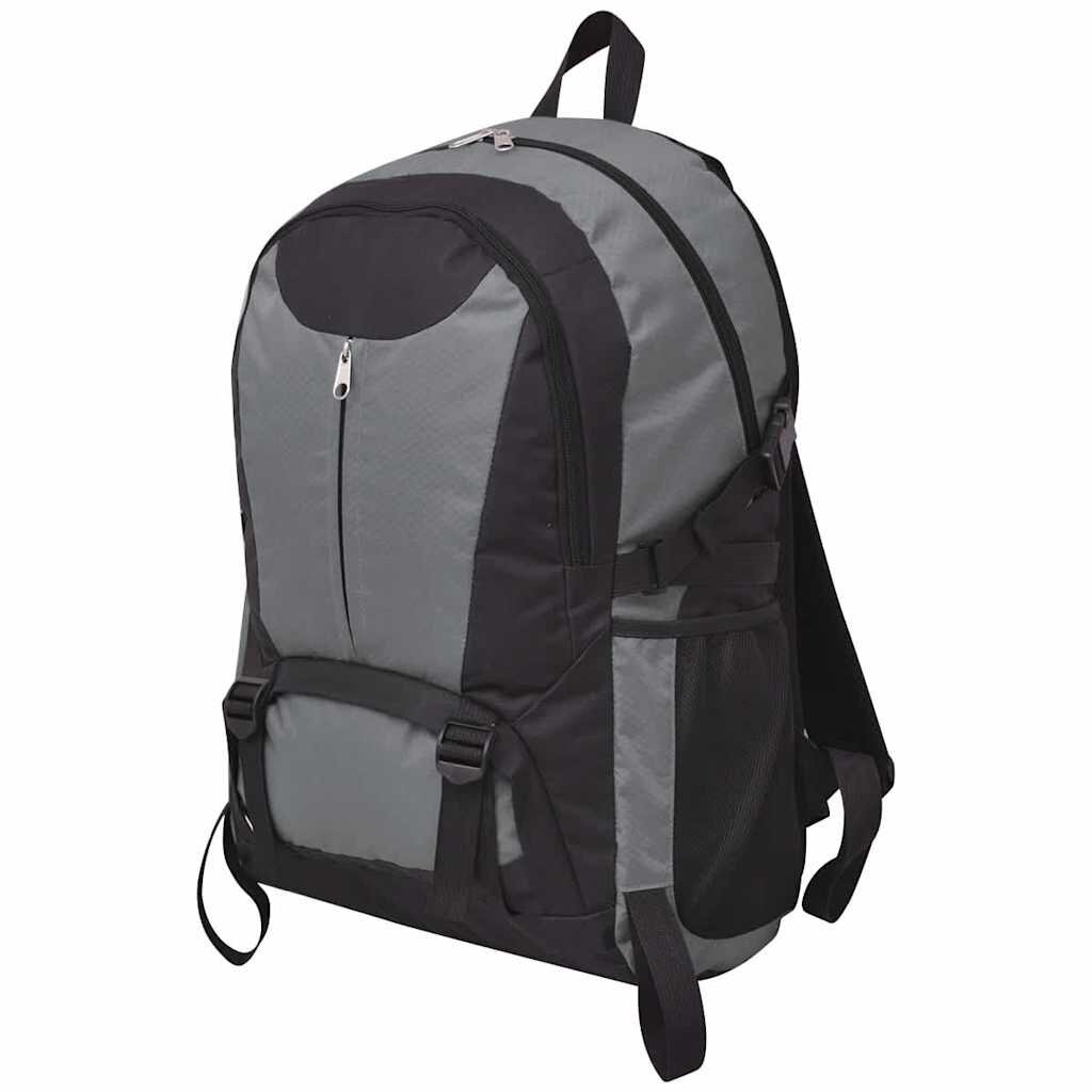 vidaXL Outdoorový batoh 40 l černý a šedý