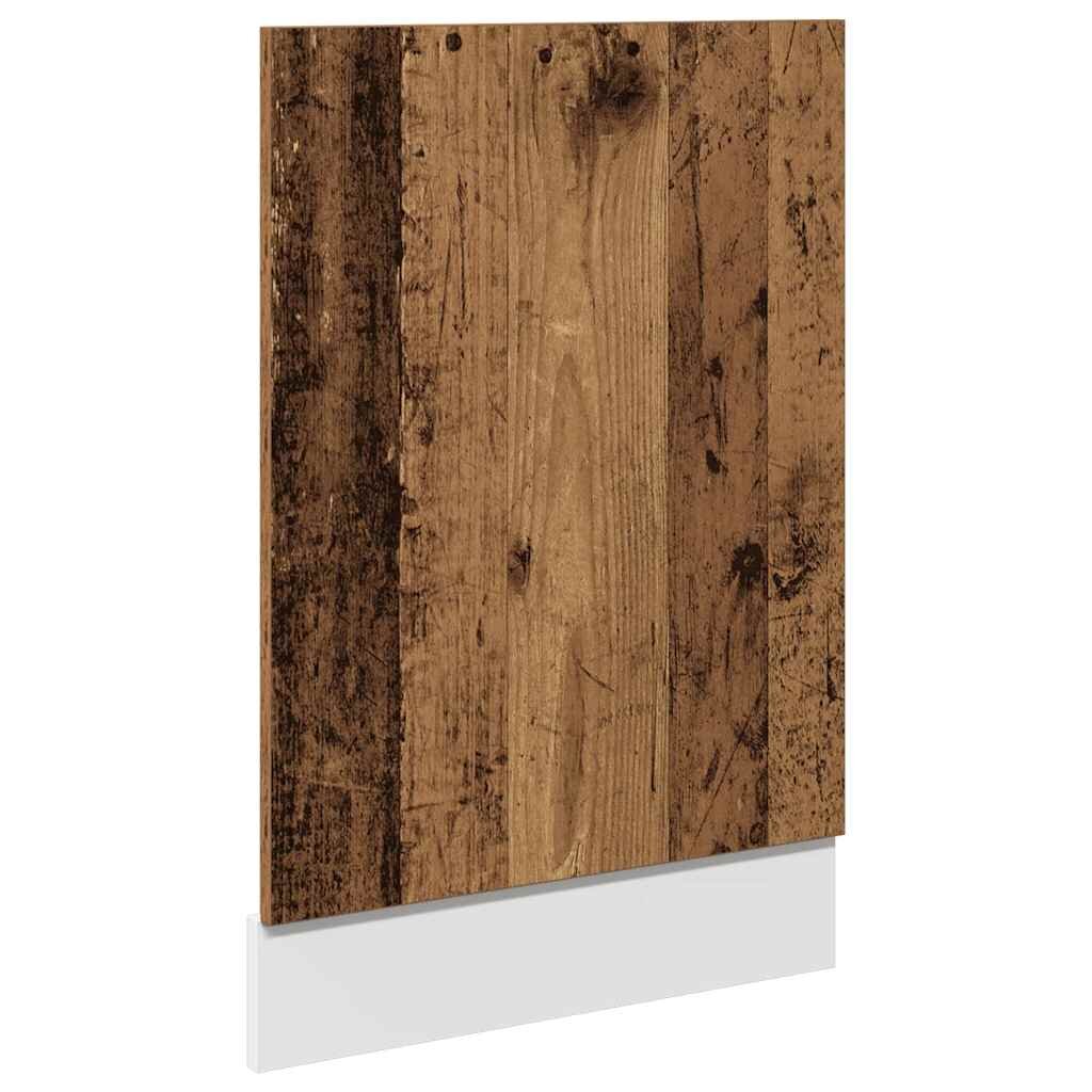 vidaXL Panel k myčce "Lyon" staré dřevo 45 x 3 x 67 cm konstrukční dřevo
