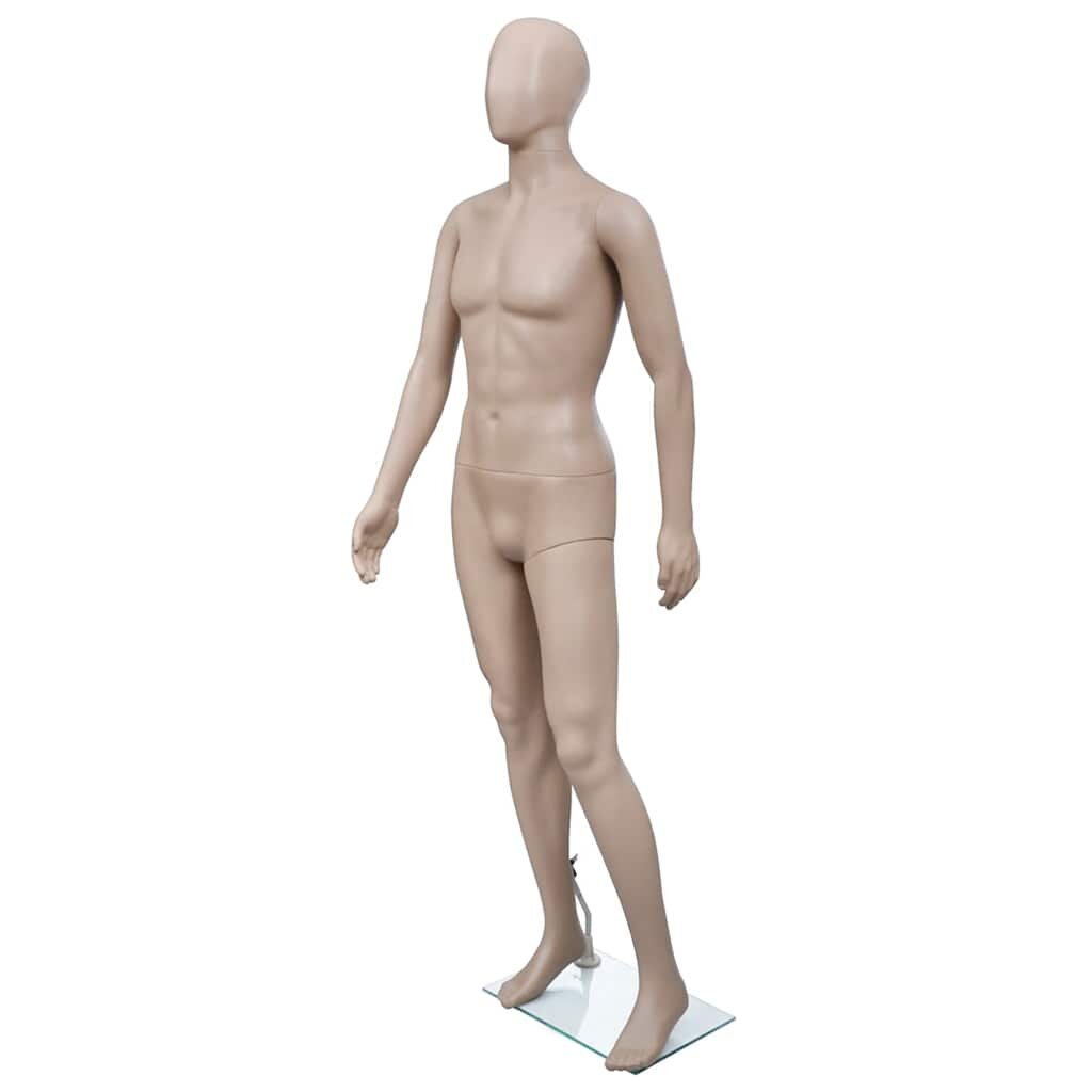vidaXL Pánská figurína s kulatou hlavou