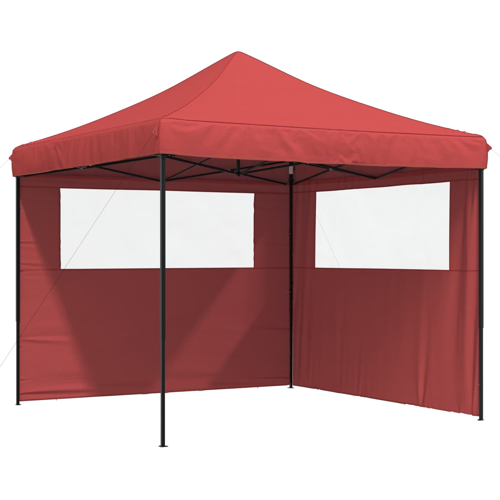 vidaXL Party Stan 292 x 292 x 315 cm Vínová Oxford látka