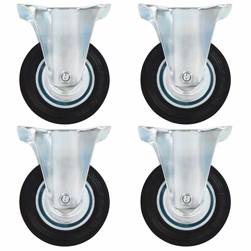 vidaXL Pevná kolečka 4 ks 100 mm