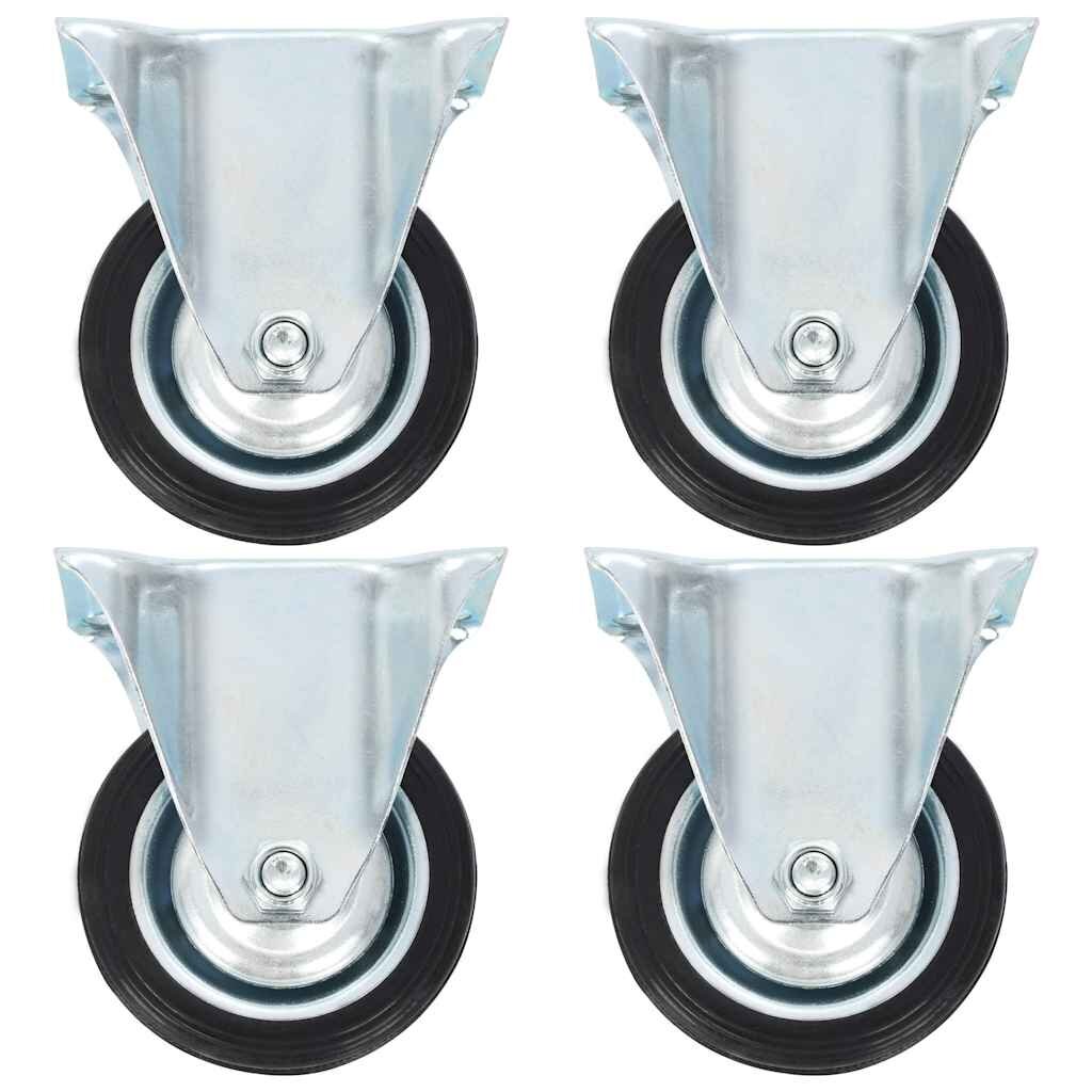 vidaXL Pevná kolečka 4 ks 75 mm