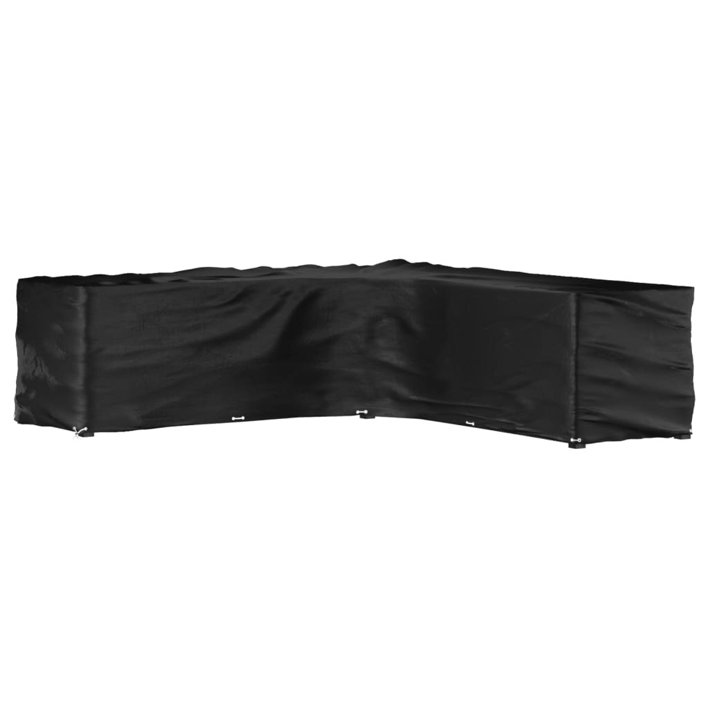 vidaXL Plachta na zahradní nábytek tvar L 20 oček 300 x 300 x 90 cm