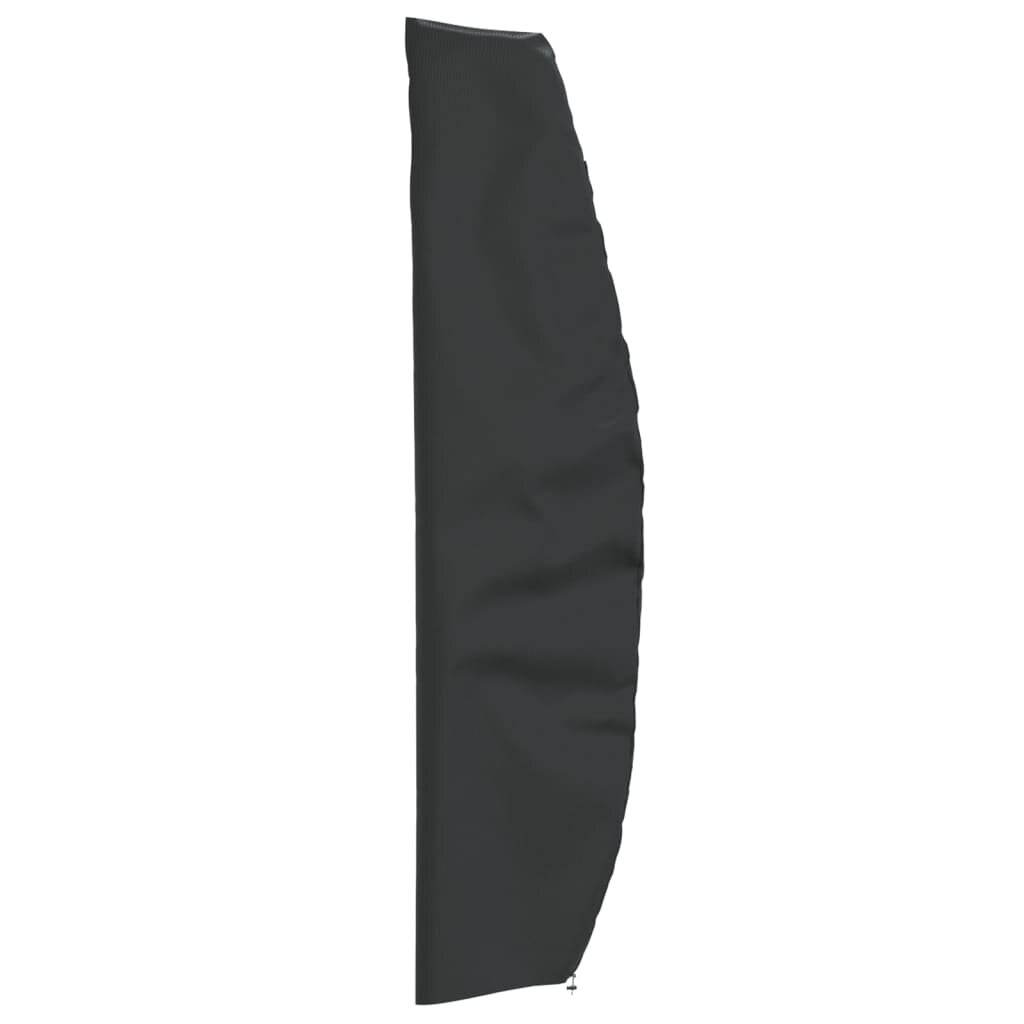 vidaXL Plachta na zahradní slunečník černá 265x50/70/40 cm 420D oxford