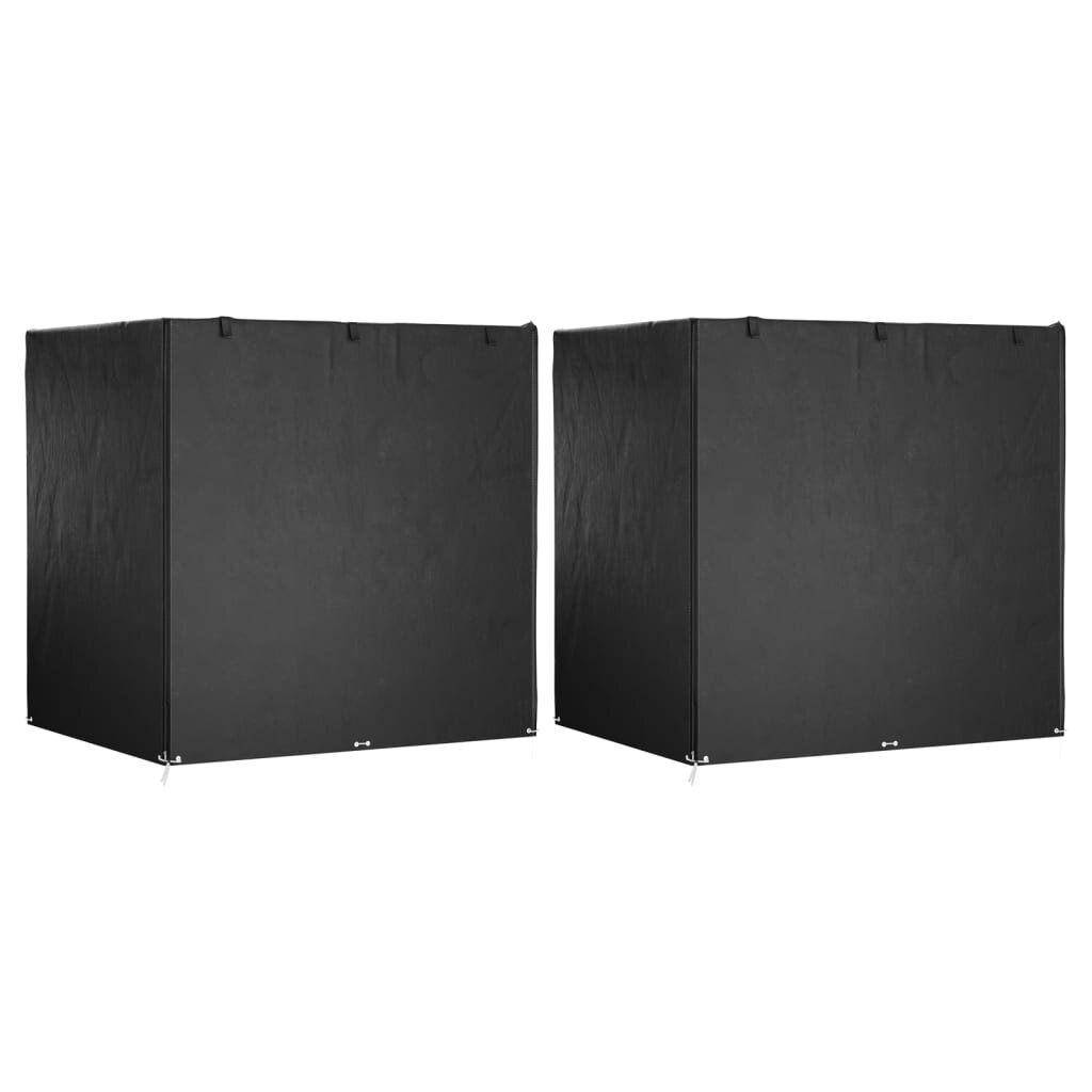 vidaXL Plachty na zahradní houpačku 2 ks 12 oček 220 x 177 x 220 cm PE