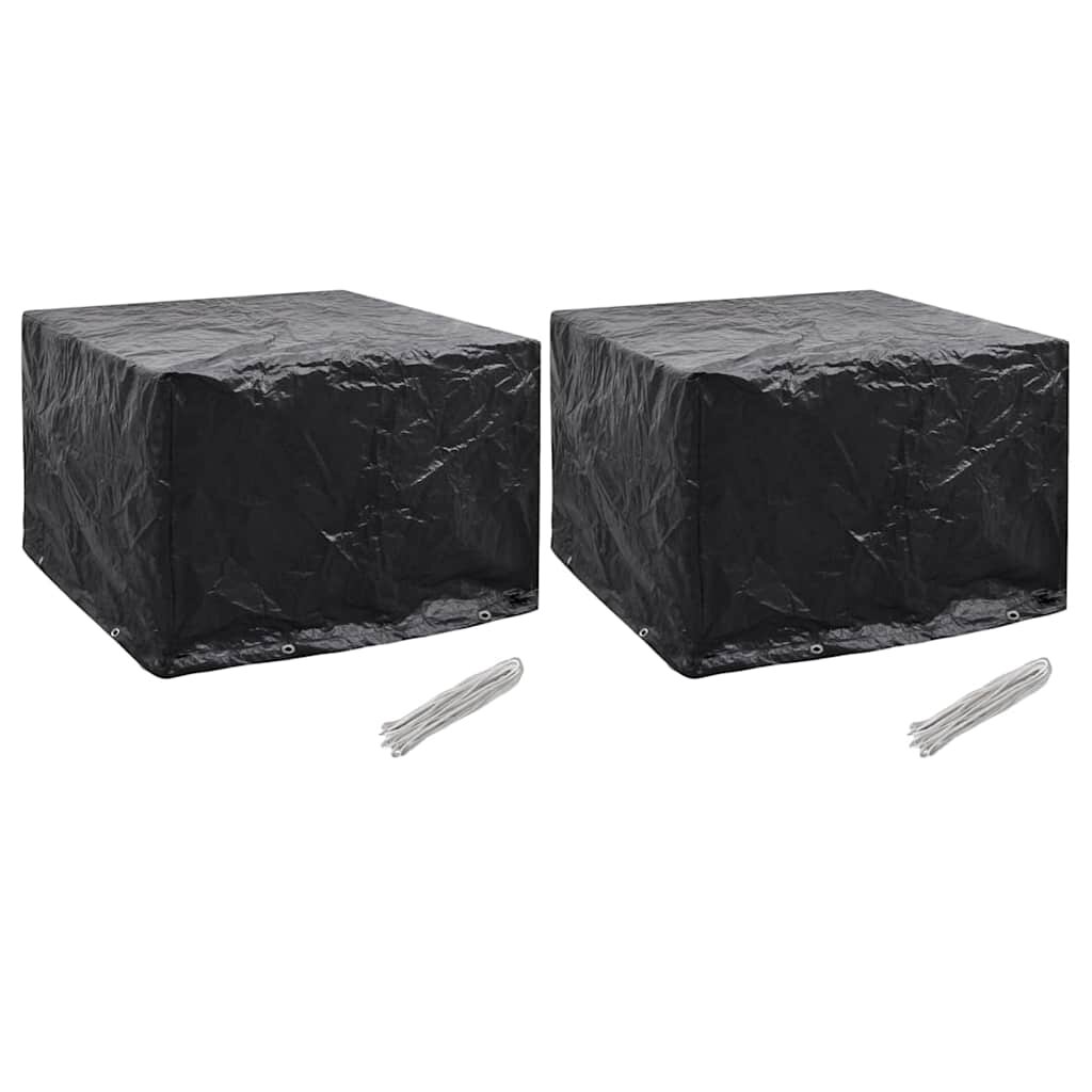 vidaXL Plachty na zahradní nábytek 2 ks 8 oček 122 x 112 x 98 cm
