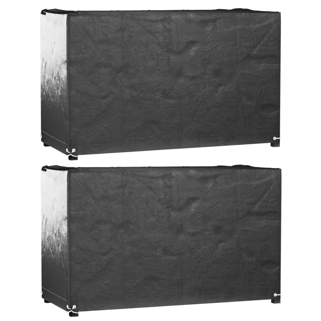 vidaXL Plachty na zahradní nábytek 2 ks s 8 očky 125x55x75 cm obdélník