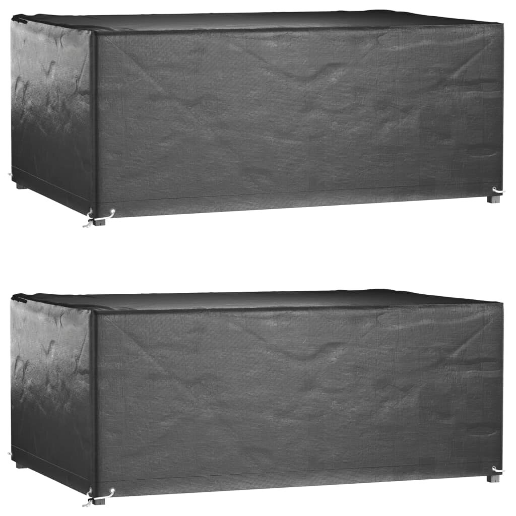 vidaXL Plachty na zahradní nábytek 2 ks s 8 očky 180x122x75cm obdélník