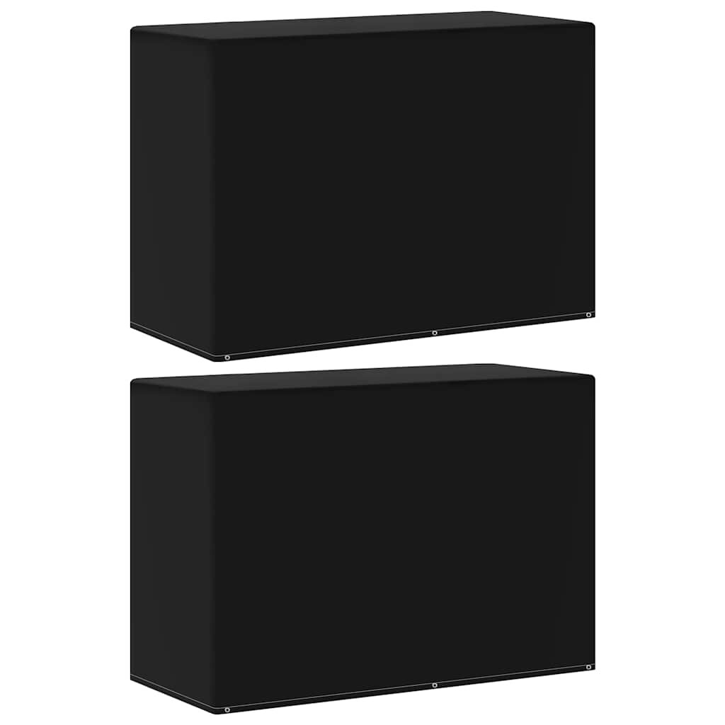 vidaXL Plachty na zahradní nábytek a grily 2 ks 6 oček 180x80x125 cm
