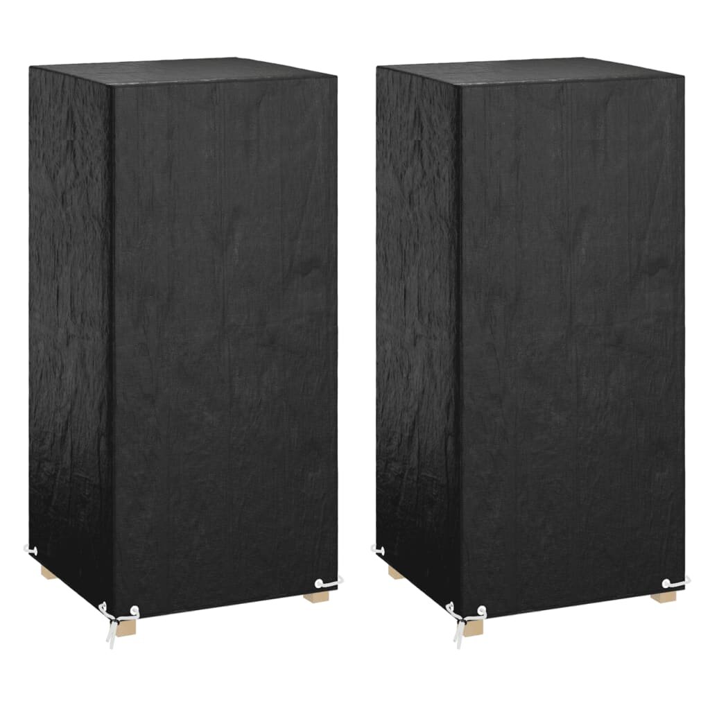 vidaXL Plachty na zahradní židle 2 ks 8 oček 75 x 70 x 140 cm PE