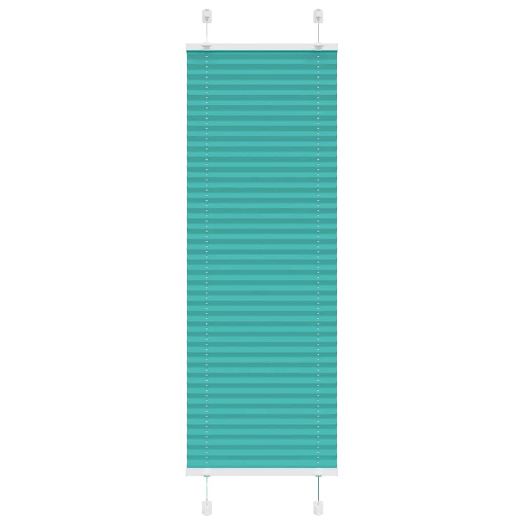 vidaXL Plisovaná roleta Benzínová zelená 45x150 cm Šířka látky 444 cm