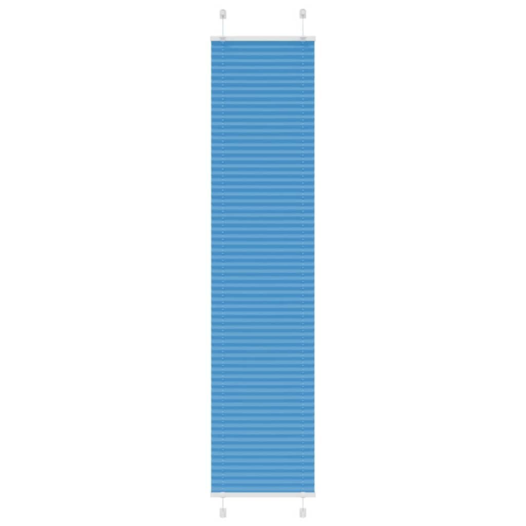 vidaXL Plisovaná roleta modrá 50x200 cm Šířka látky 494 cm Polyester