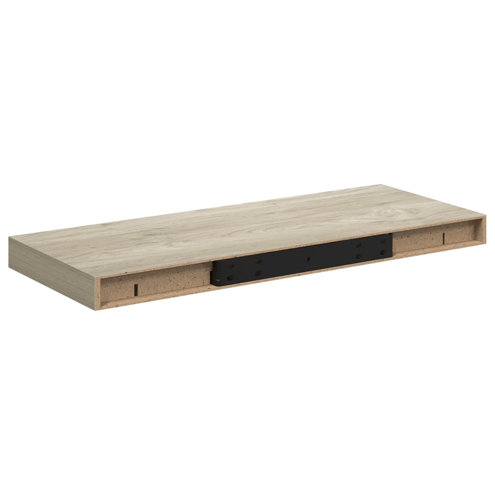 vidaXL Plovoucí nástěnná police dub 60 x 235 x 38 cm MDF
