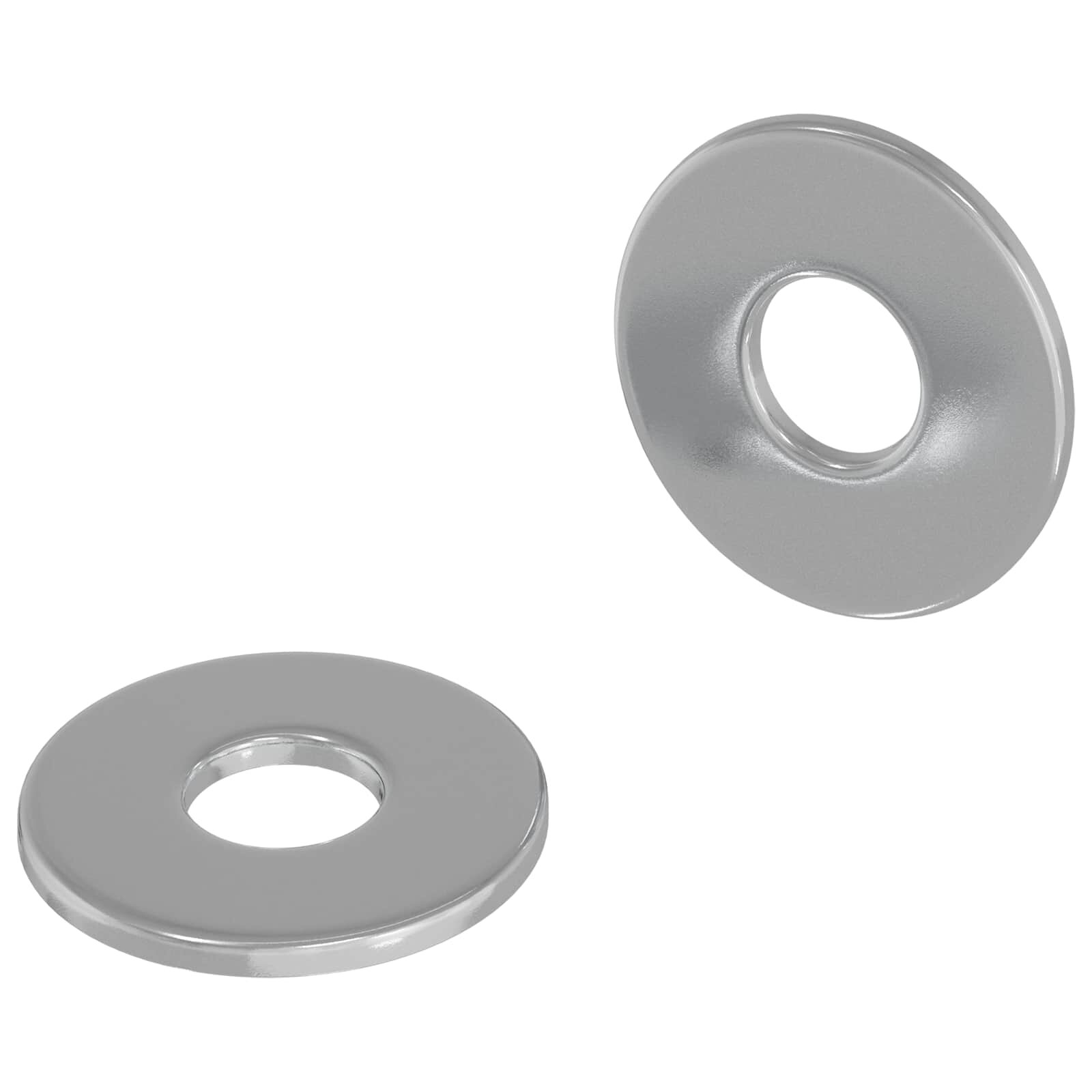 vidaXL Podložky 2 pcs Stříbrná 13 x 13 x 08 cm Železo