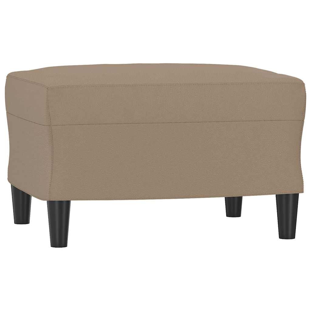 vidaXL Podnožka cappuccino 60 x 50 x 41 cm umělá kůže