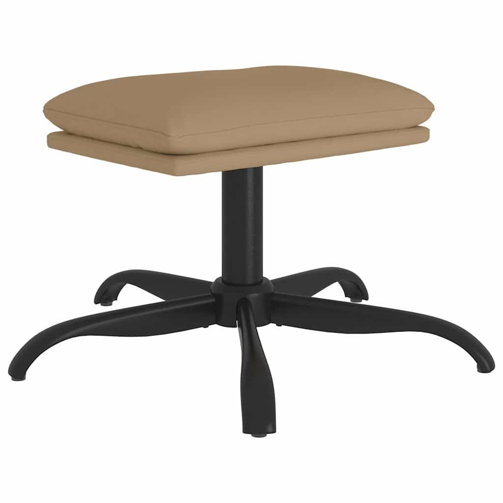 vidaXL Podnožka cappuccino 60x60x36 cm umělá kůže