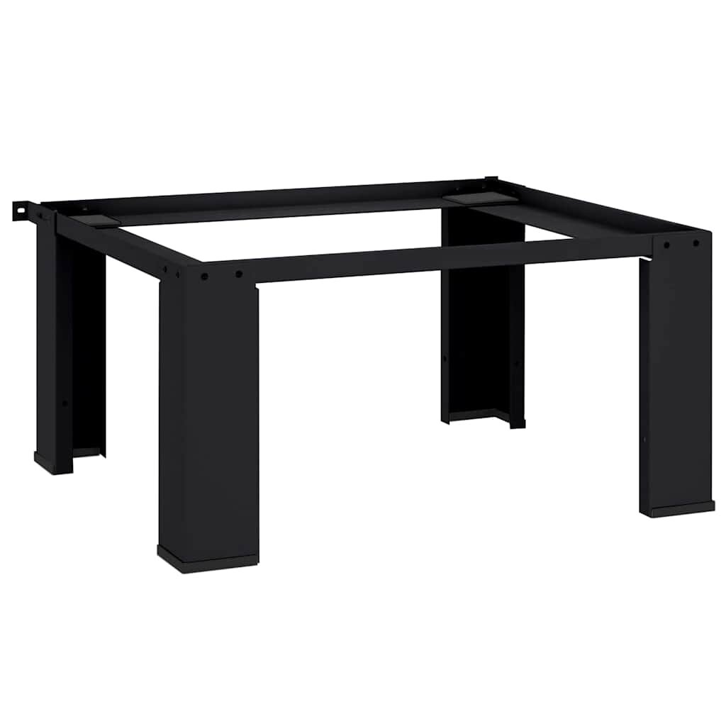 vidaXL Podstavec na pračku Černý 64 x 55 x 325 cm Ocel