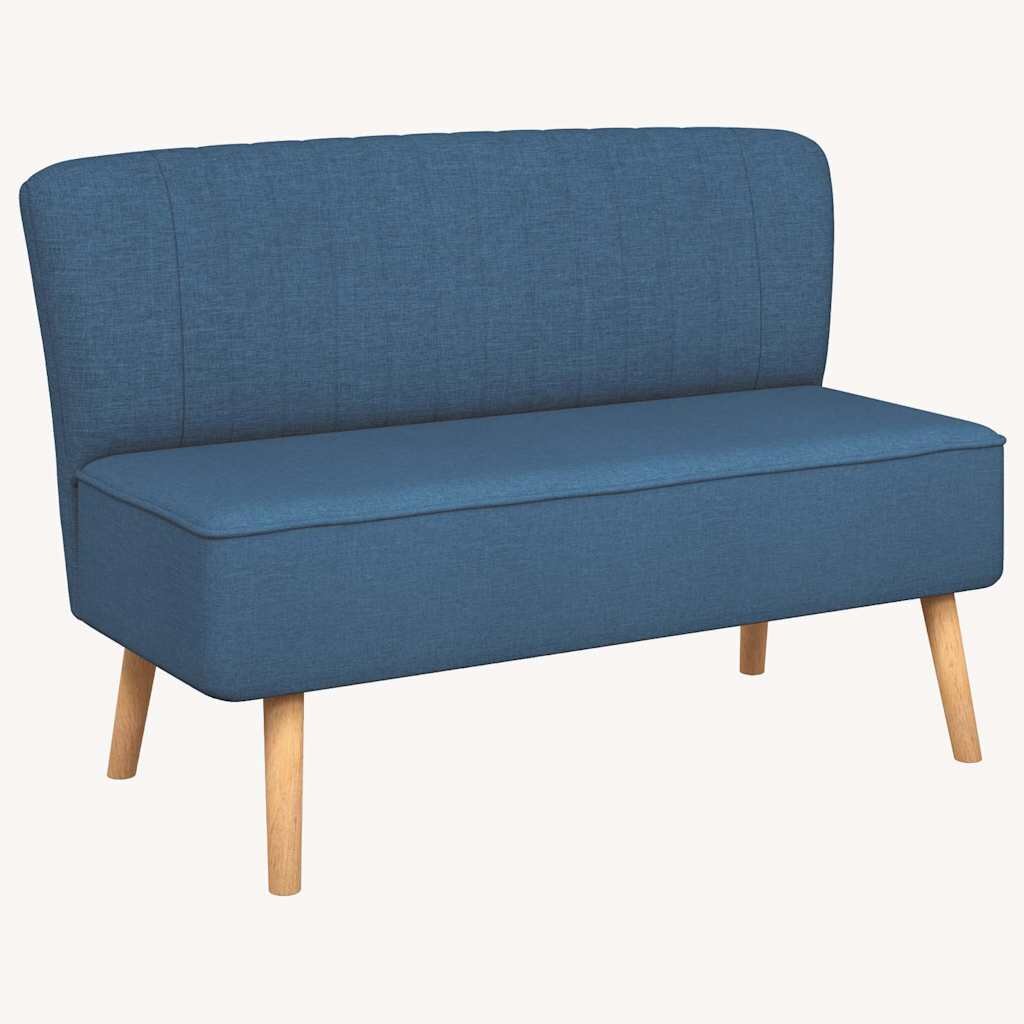 vidaXL Pohovka textil 117 x 555 x 77 cm modrá