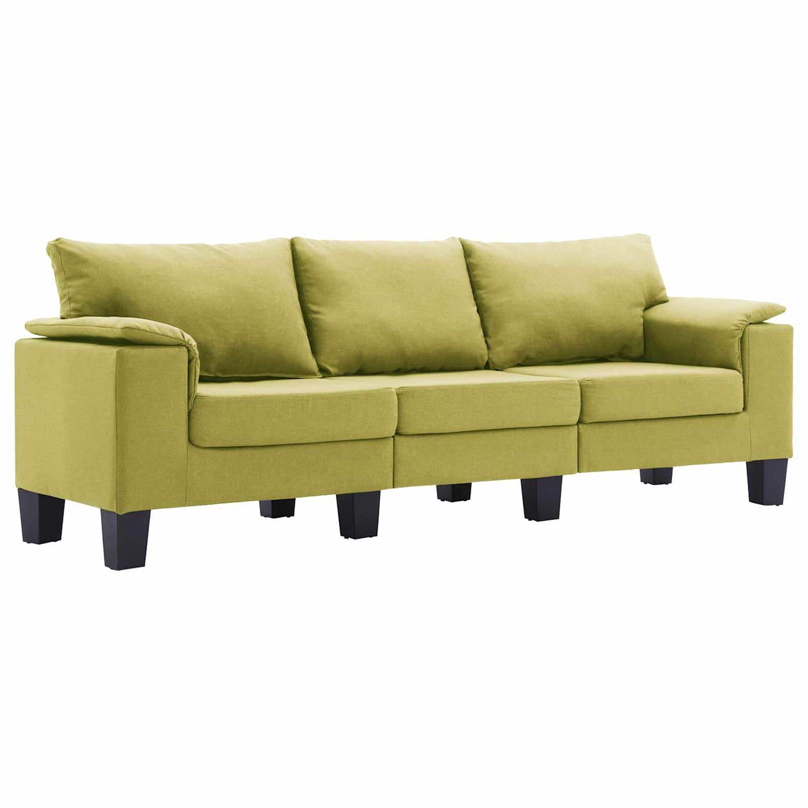 vidaXL Pohovka Zelená textil