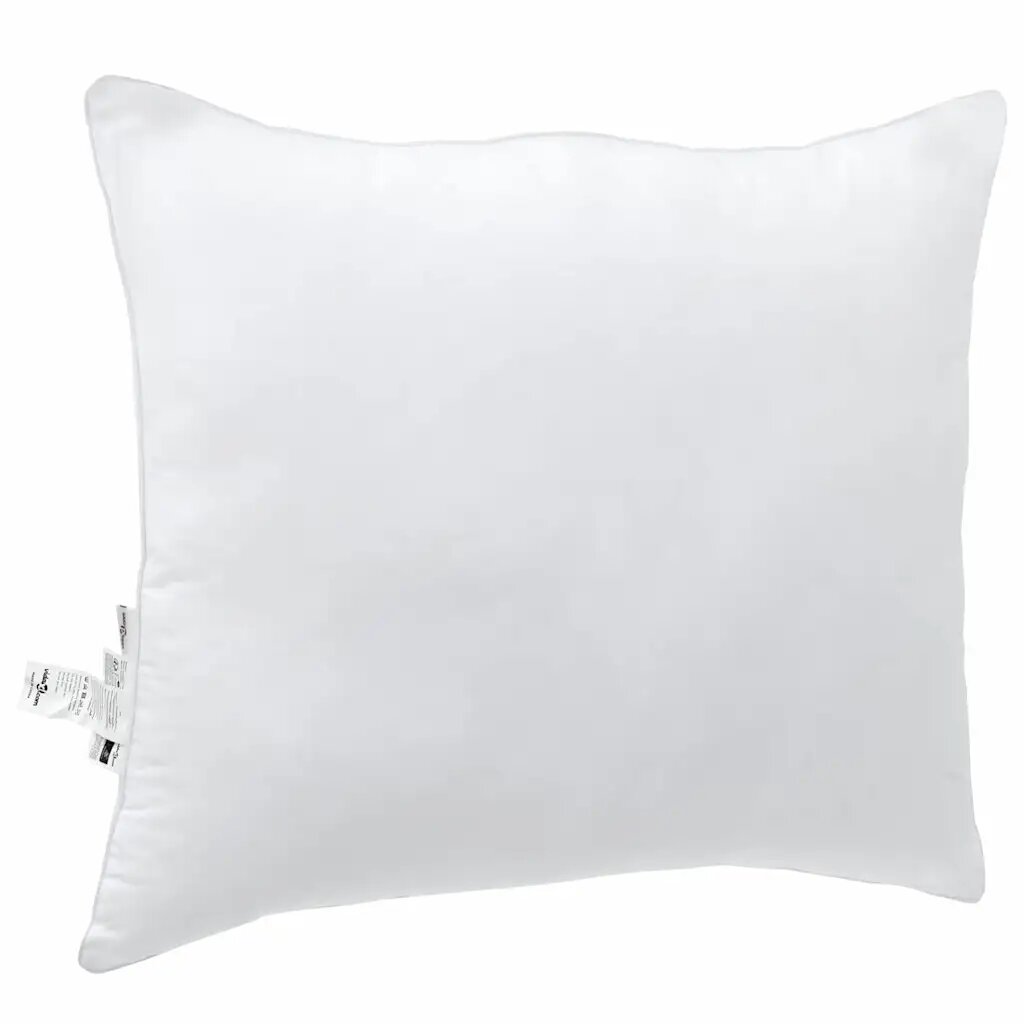 vidaXL Polštář 51 x 51 x 20 cm Polyester Bílá