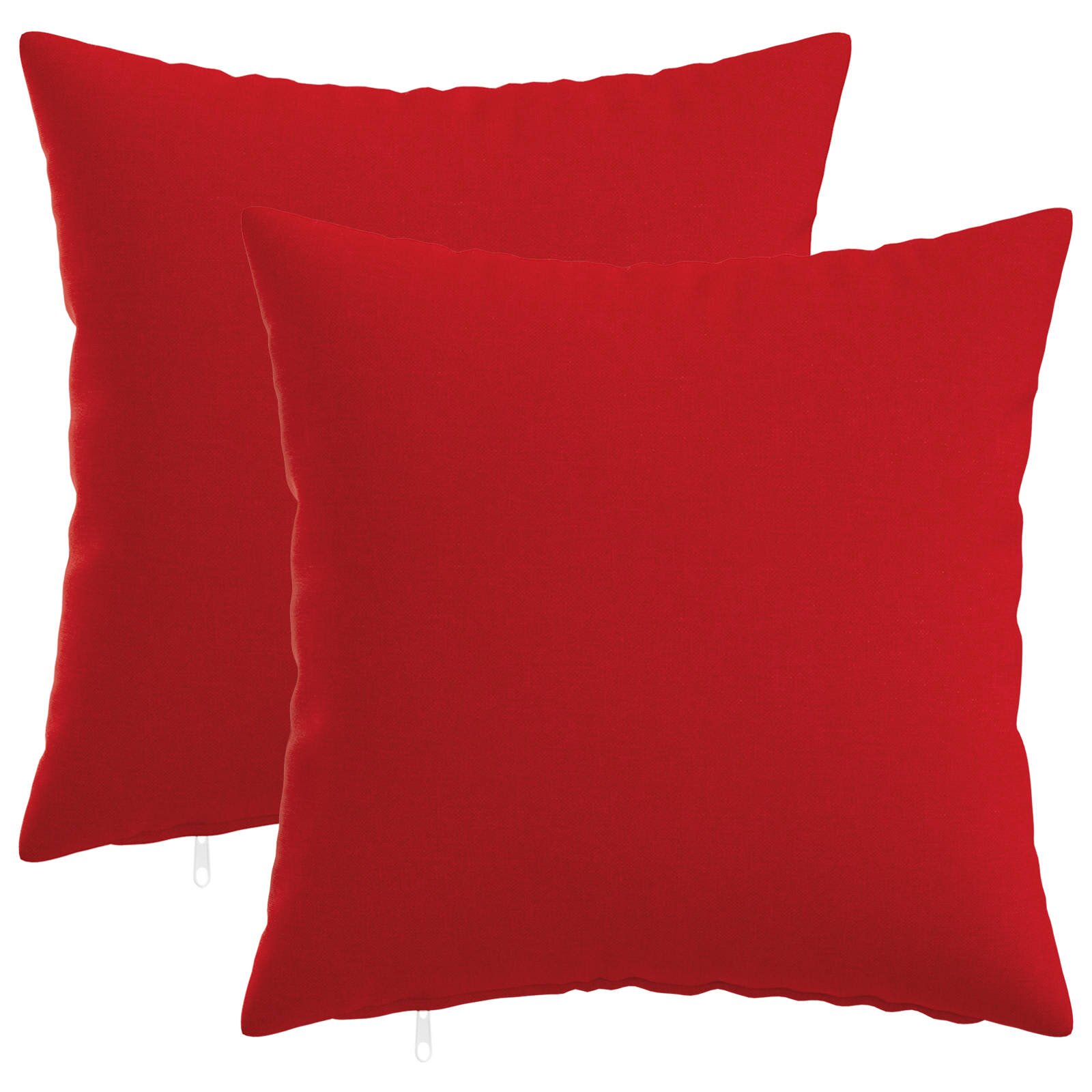 vidaXL Povlak na polštář 2 ks HEERLEN Červená 45 x 45 cm Textil