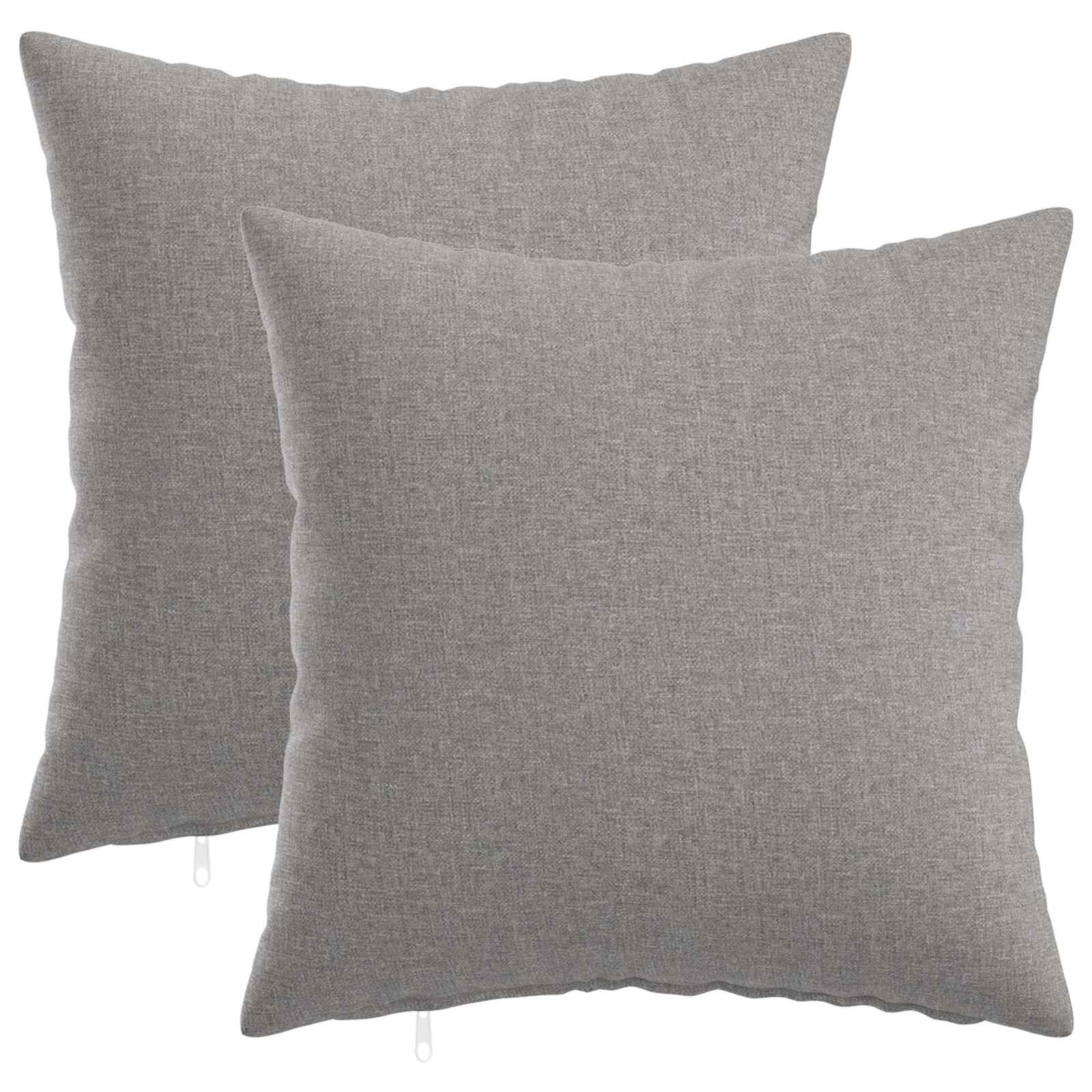 vidaXL Povlak na polštář 2 ks HEERLEN Oblačno šedá 50 x 50 cm Textil