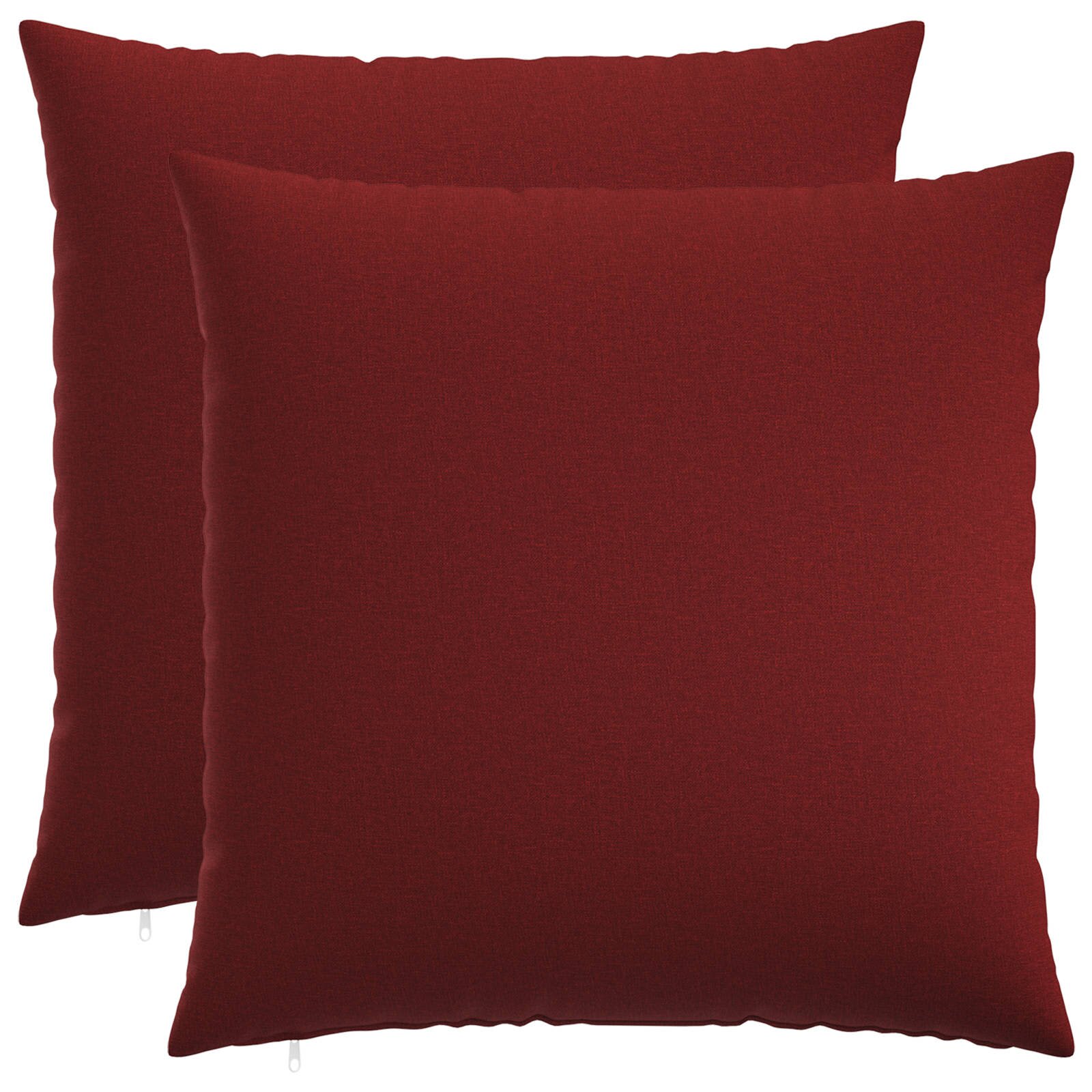 vidaXL Povlak na polštář 2 ks HEERLEN Víno Červené 65 x 65 cm Textil