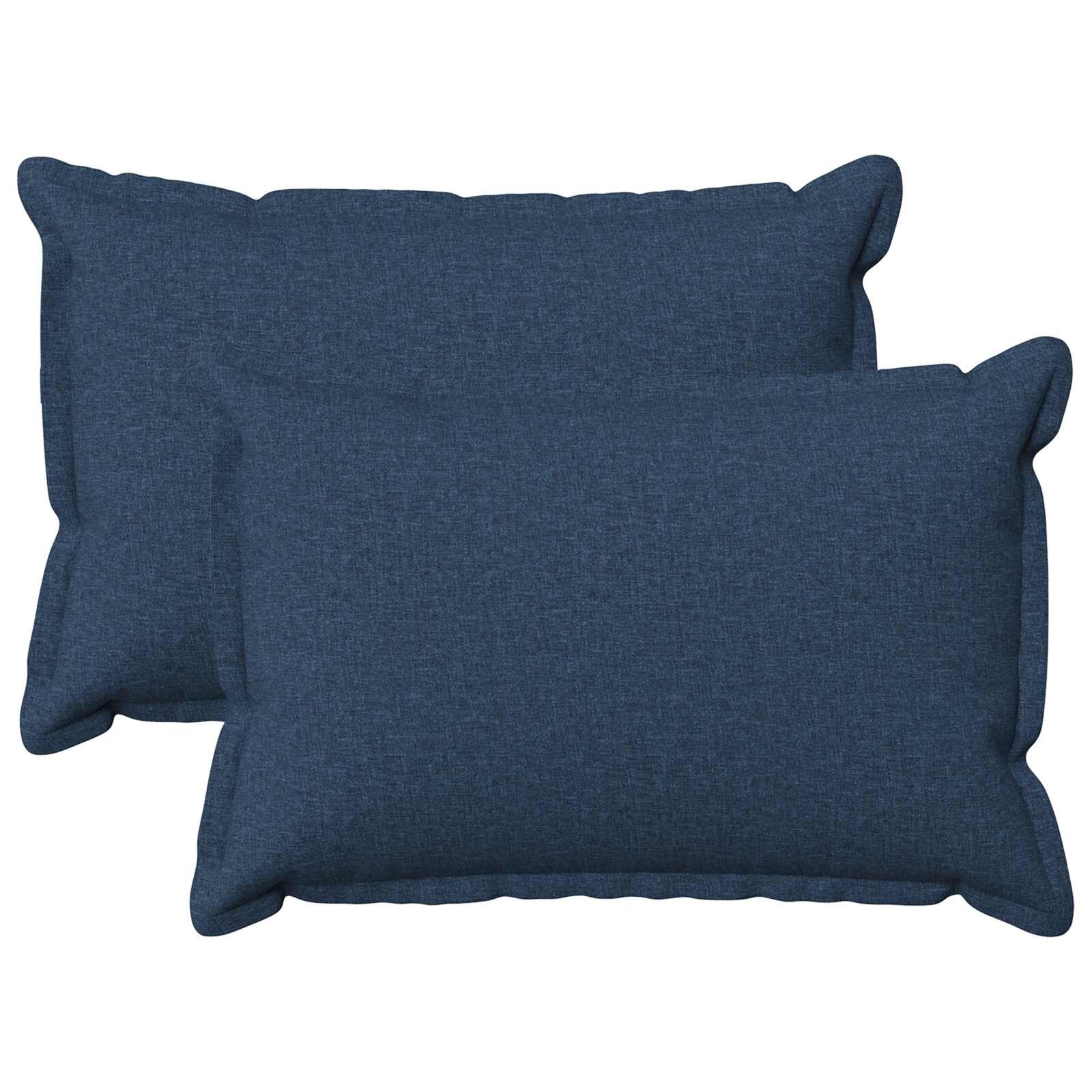 vidaXL Povlak na polštář 2 ks HOUTEN Modrá 40 x 60 cm Falešný len