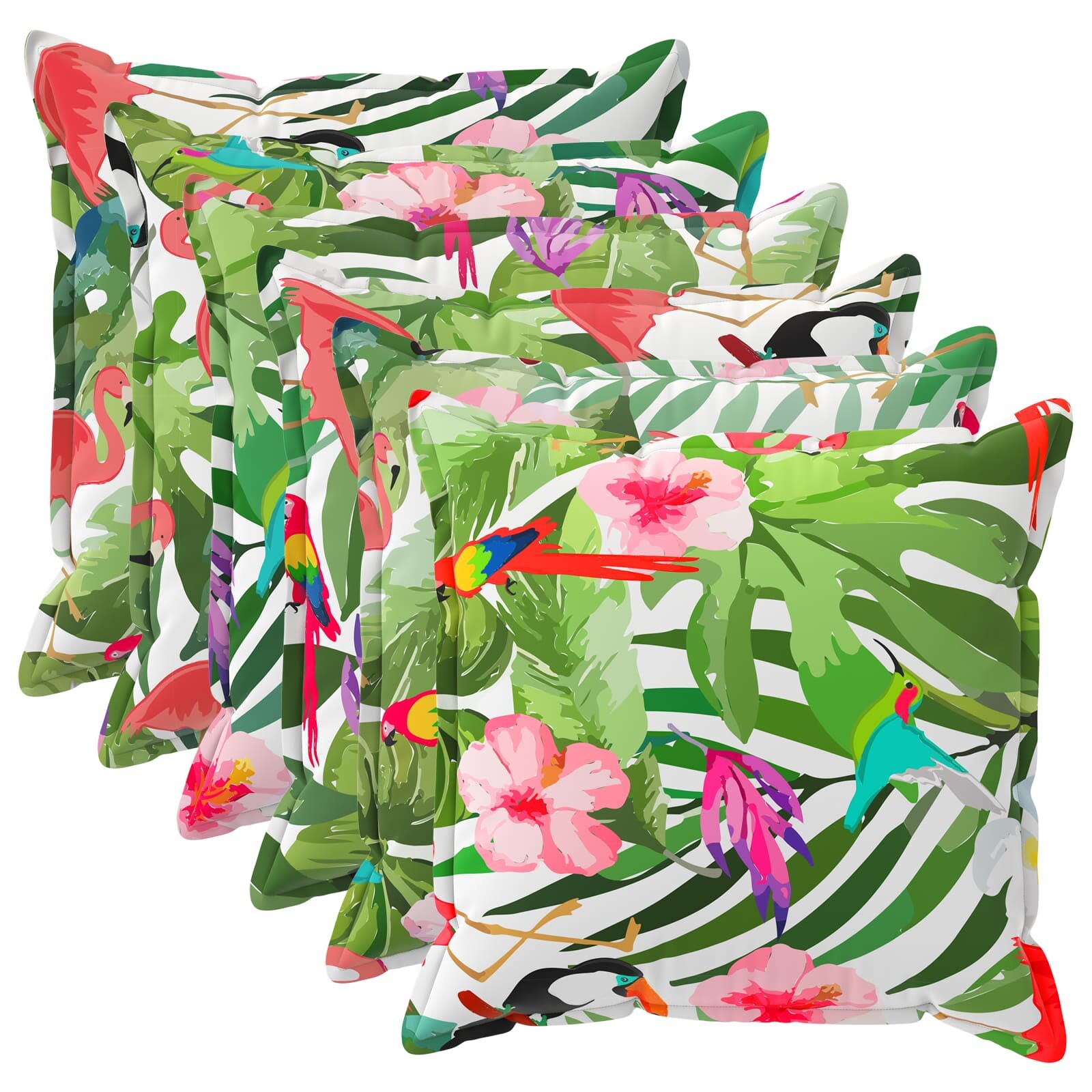vidaXL Povlak na polštář 6 ks HOUTEN Vícebarevný 55 x 55 cm Polyester