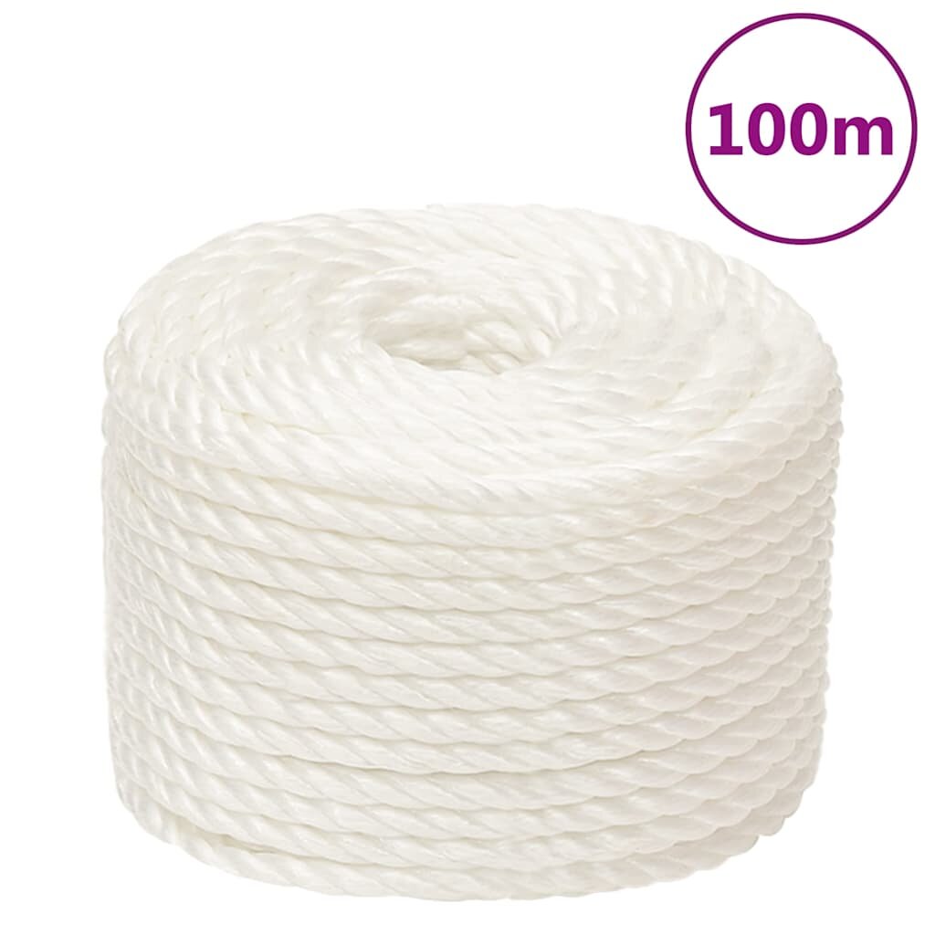 vidaXL Pracovní lano bílé 12 mm 100 m polypropylen