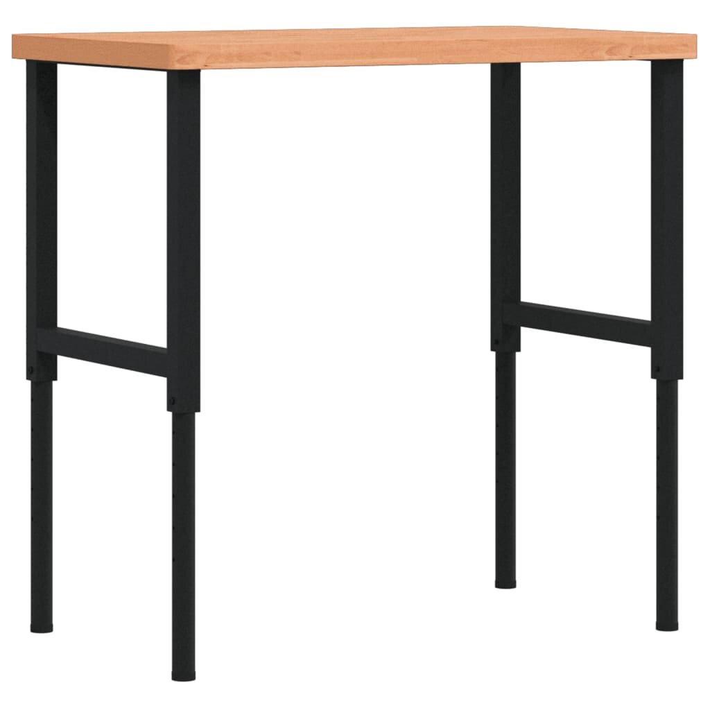 vidaXL Pracovní stůl 100 x 60 x (73–995) cm masivní buk obdélníkový