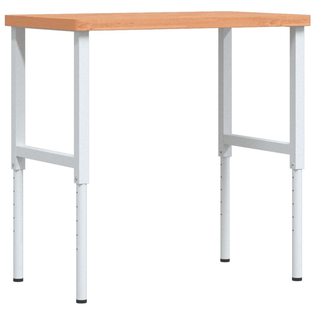 vidaXL Pracovní stůl 100 x 60 x (73–995) cm masivní buk obdélníkový
