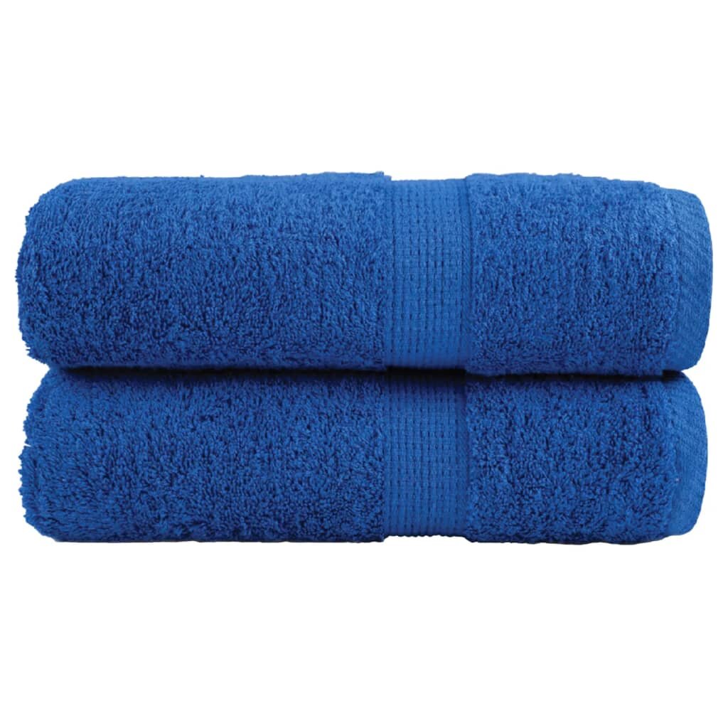 vidaXL Prémiové mycí utěrky SOLUND 2 ks modré 30x30 cm 600 g/m²