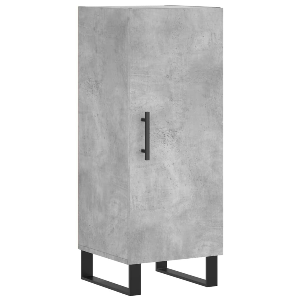 vidaXL Příborník betonově šedý 345 x 34 x 90 cm kompozitní dřevo