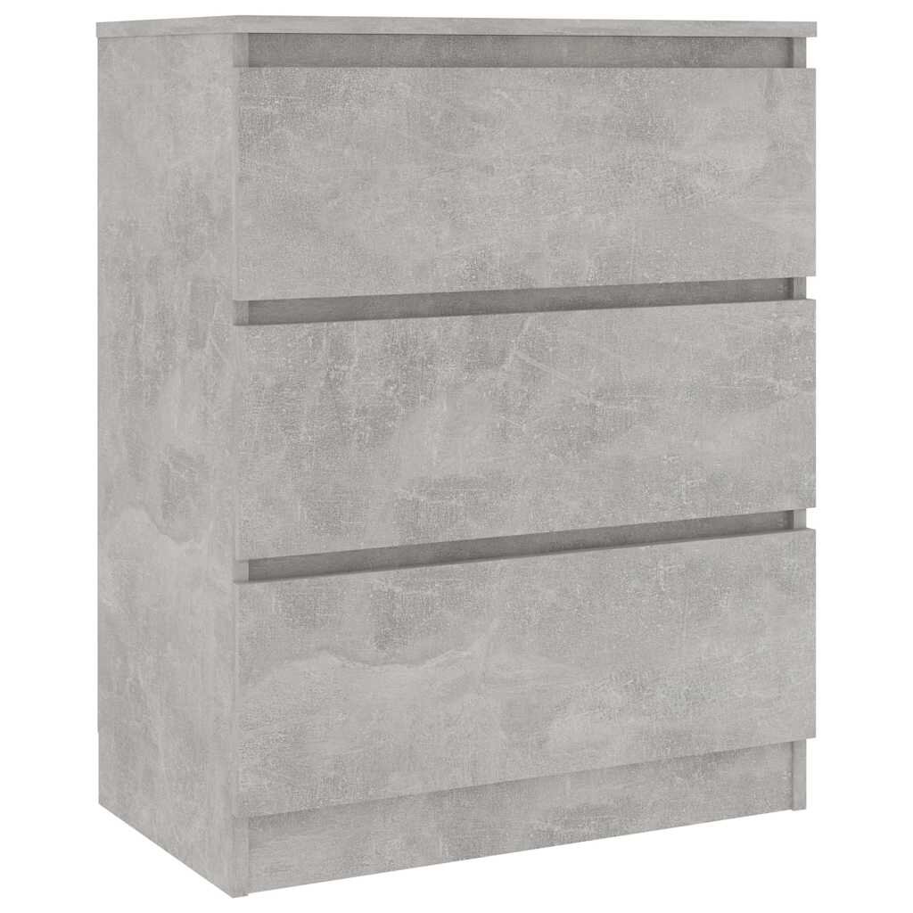 vidaXL Příborník betonově šedý 60 x 35 x 76 cm kompozitní dřevo