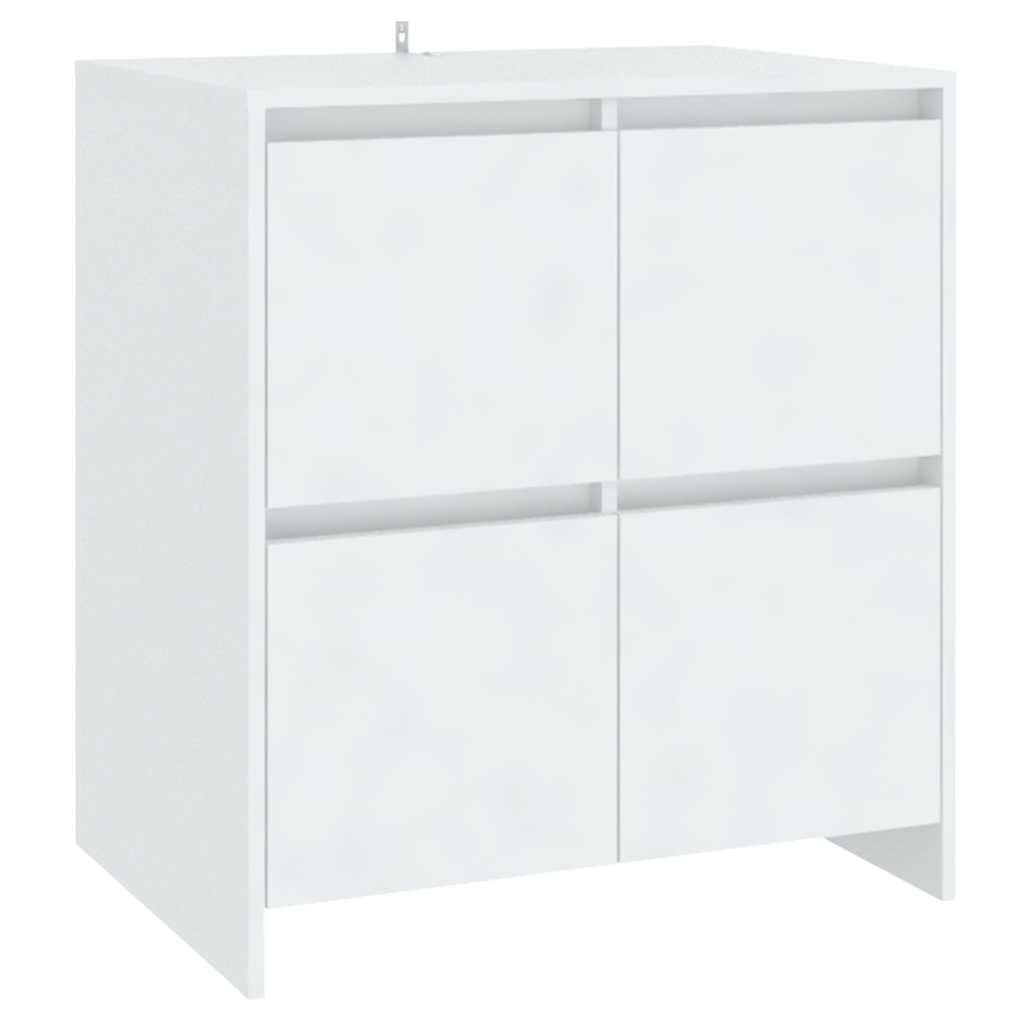 vidaXL Příborník bílý 70 x 41 x 75 cm kompozitní dřevo