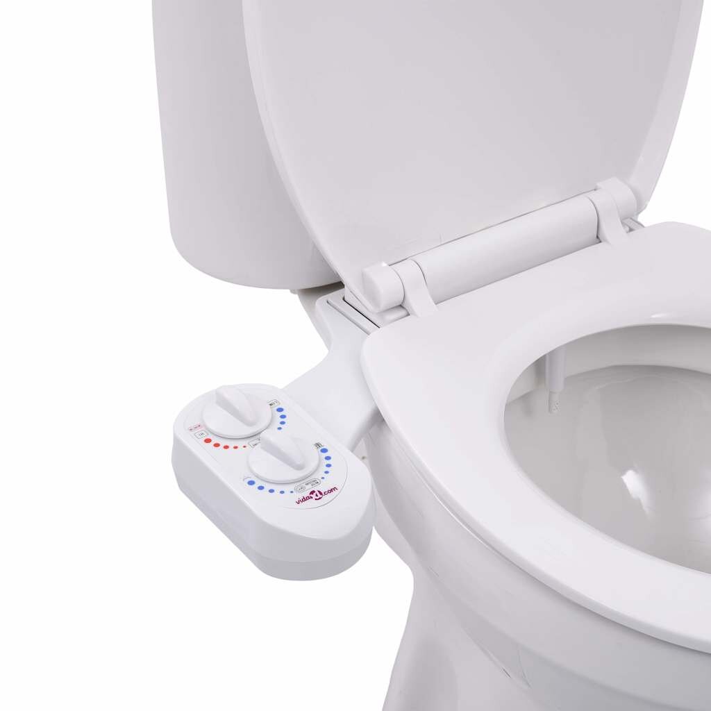 vidaXL Přídavný bidet na WC sedátko teplá/studená voda jedna tryska