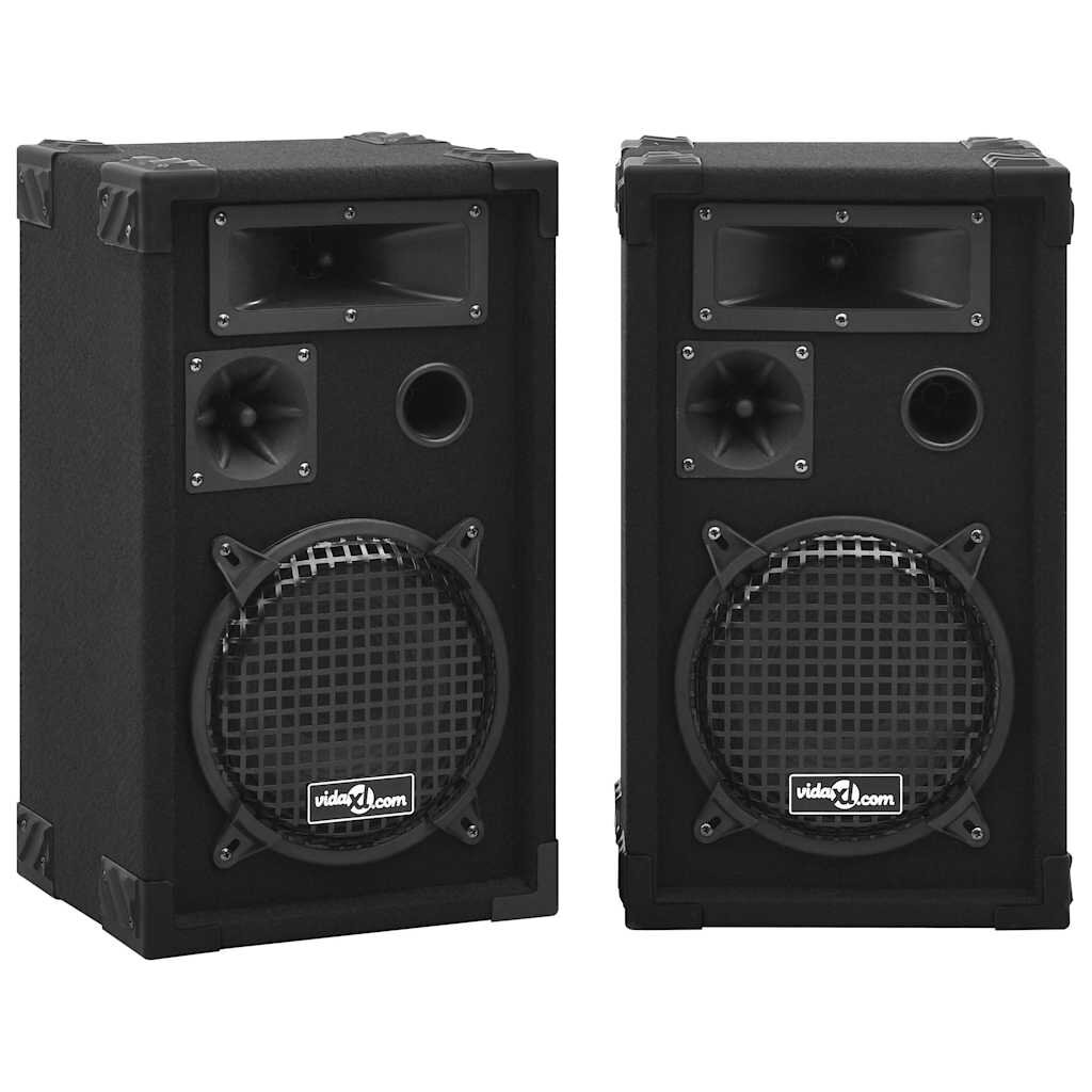 vidaXL Profesionální pasivní reproduktory hi-fi 2 ks 800 W černé